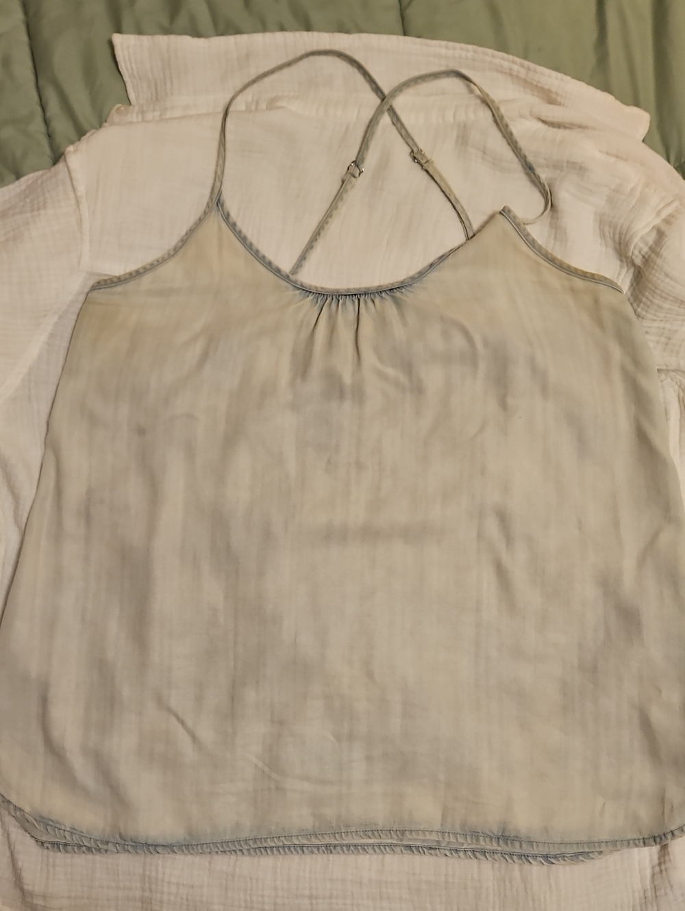 GAP Light Gray Double-Strap Women's Cami
